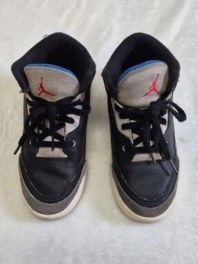 Jordan Kids Black, Gray & Red Jumpman Sneakers